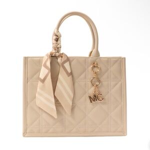 NWT Miss Caprice Beige / Cream Bag